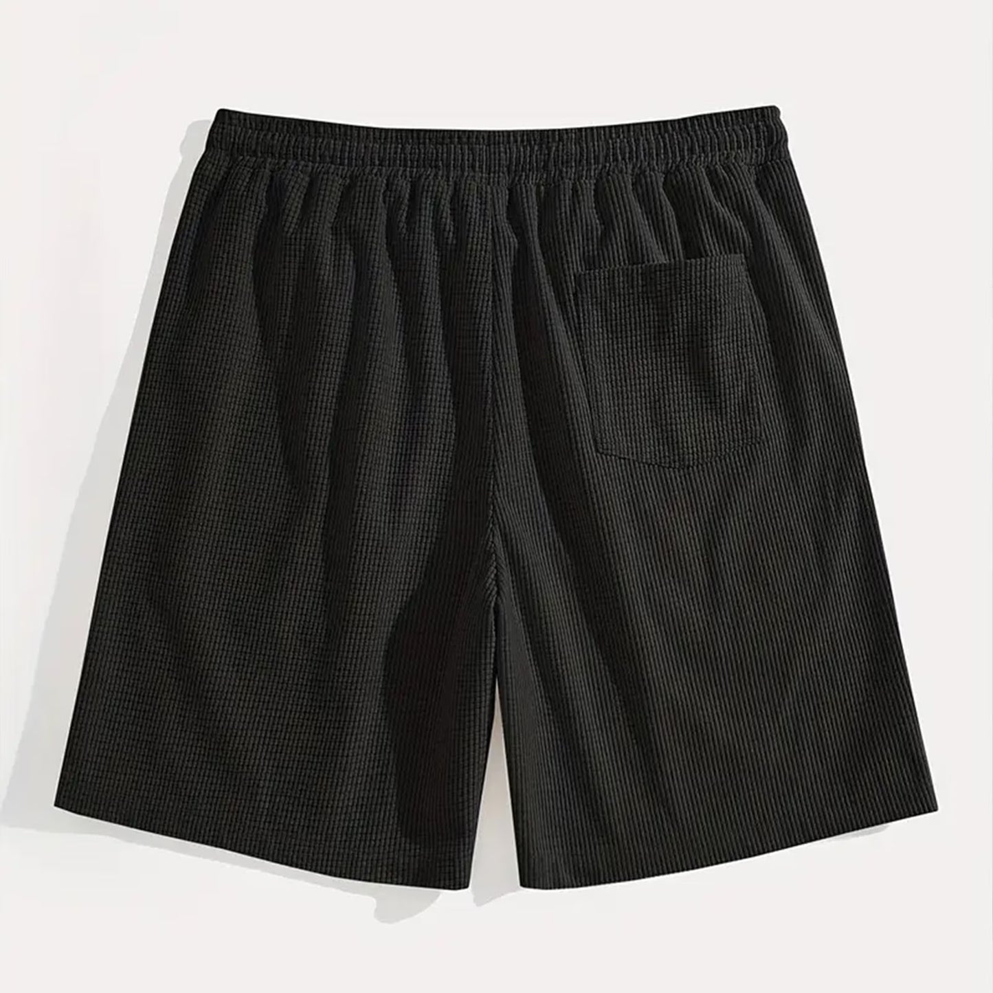 Short Masculino Waffle Breeze™ – Casual Premium com Cordão