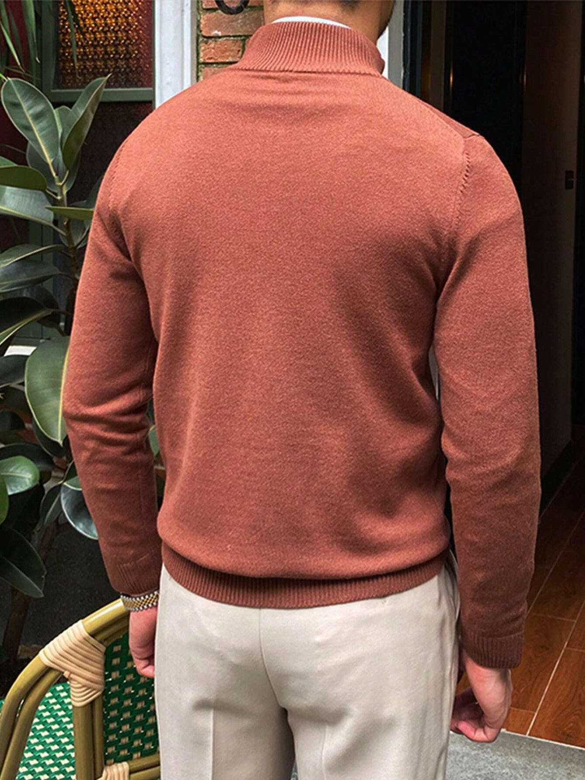 Suéter Masculino Kensington Half-Zip