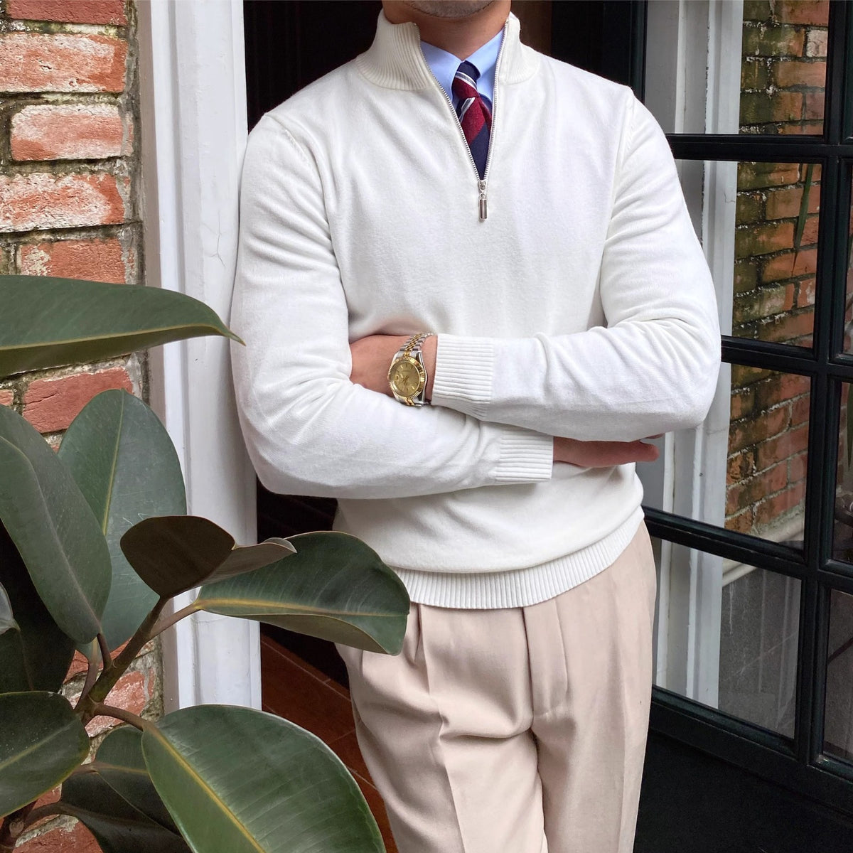 Suéter Masculino Kensington Half-Zip