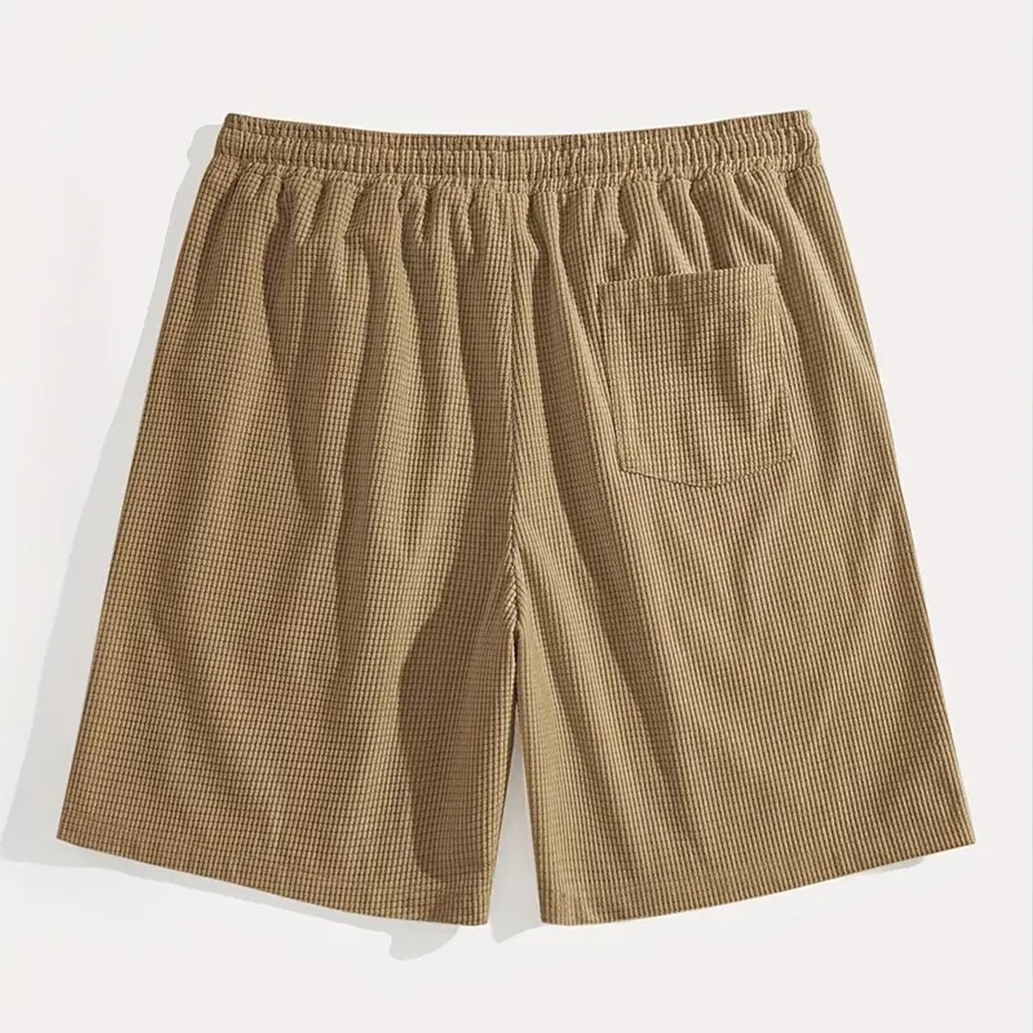 Short Masculino Waffle Breeze™ – Casual Premium com Cordão