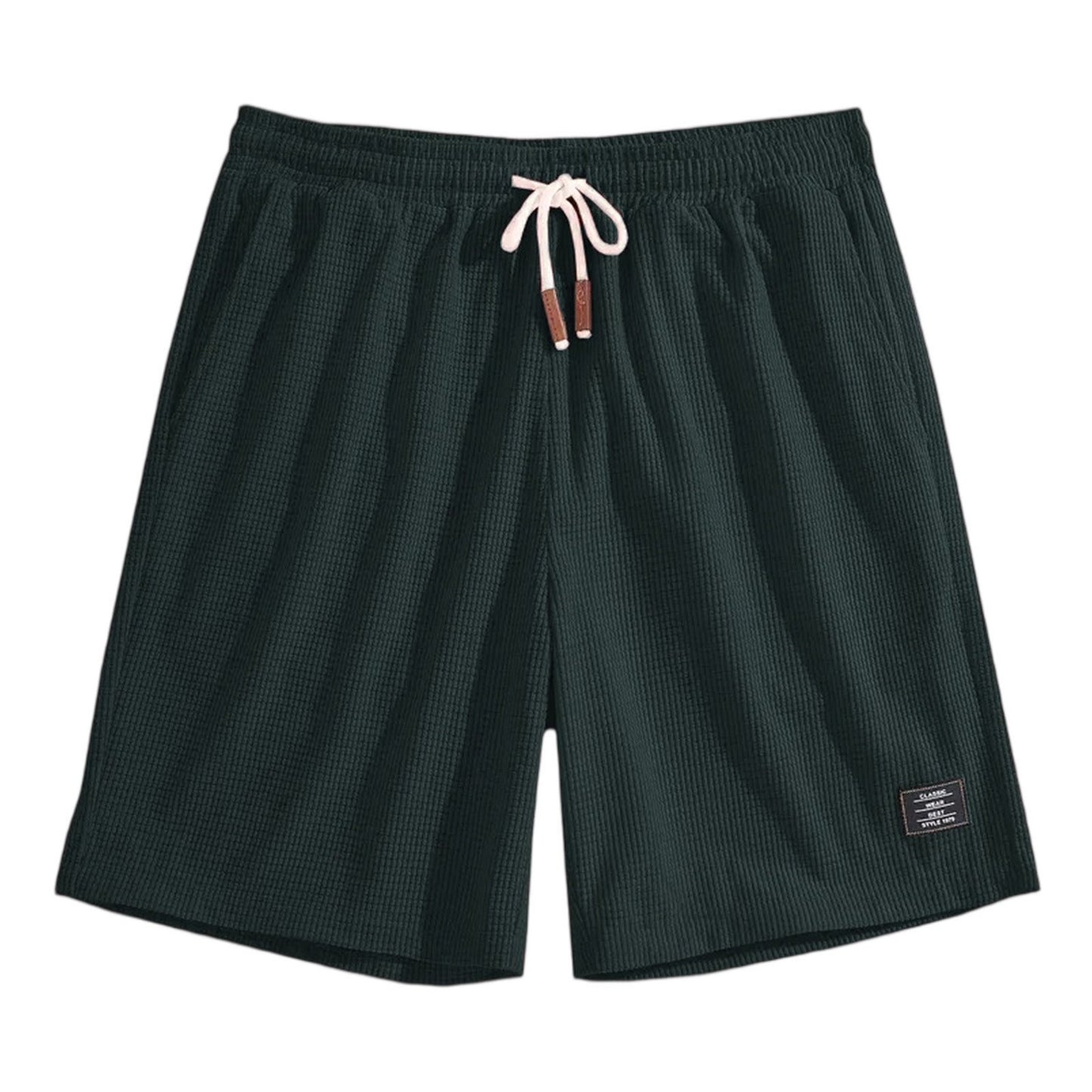 Short Masculino Waffle Breeze™ – Casual Premium com Cordão