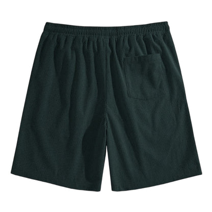 Short Masculino Waffle Breeze™ – Casual Premium com Cordão