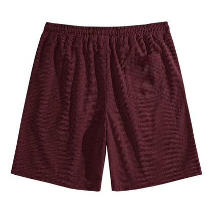 Short Masculino Waffle Breeze™ – Casual Premium com Cordão