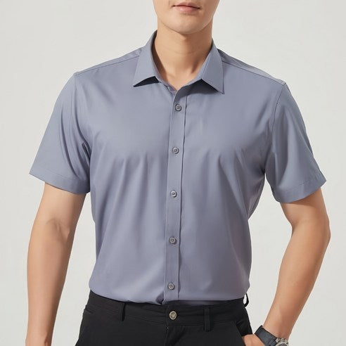 Camisa Social Masculina Signature Navy