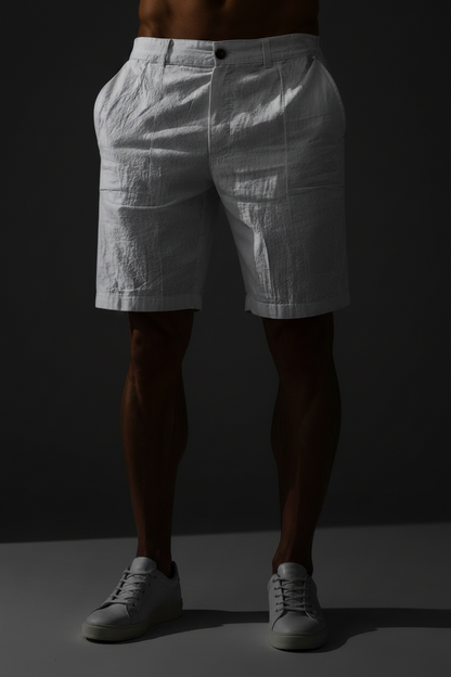 Bermuda Masculina Coastal Linen™ – Casual Premium