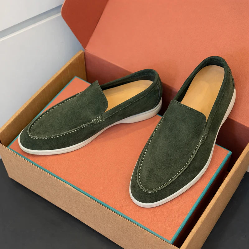 Mocassim Masculino Riviera Suede™ – Camurça Premium