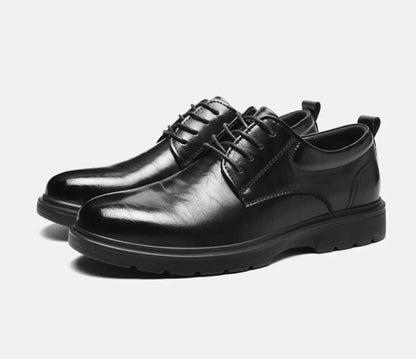 Sapato Social Masculino Executive Prime™ – Couro Premium Comfort