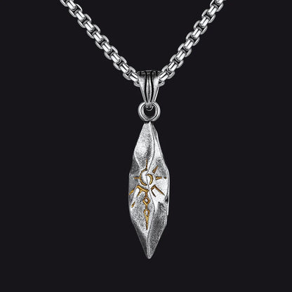 Colar Masculino Solar Rune™ – Pingente Tribal em Cobre