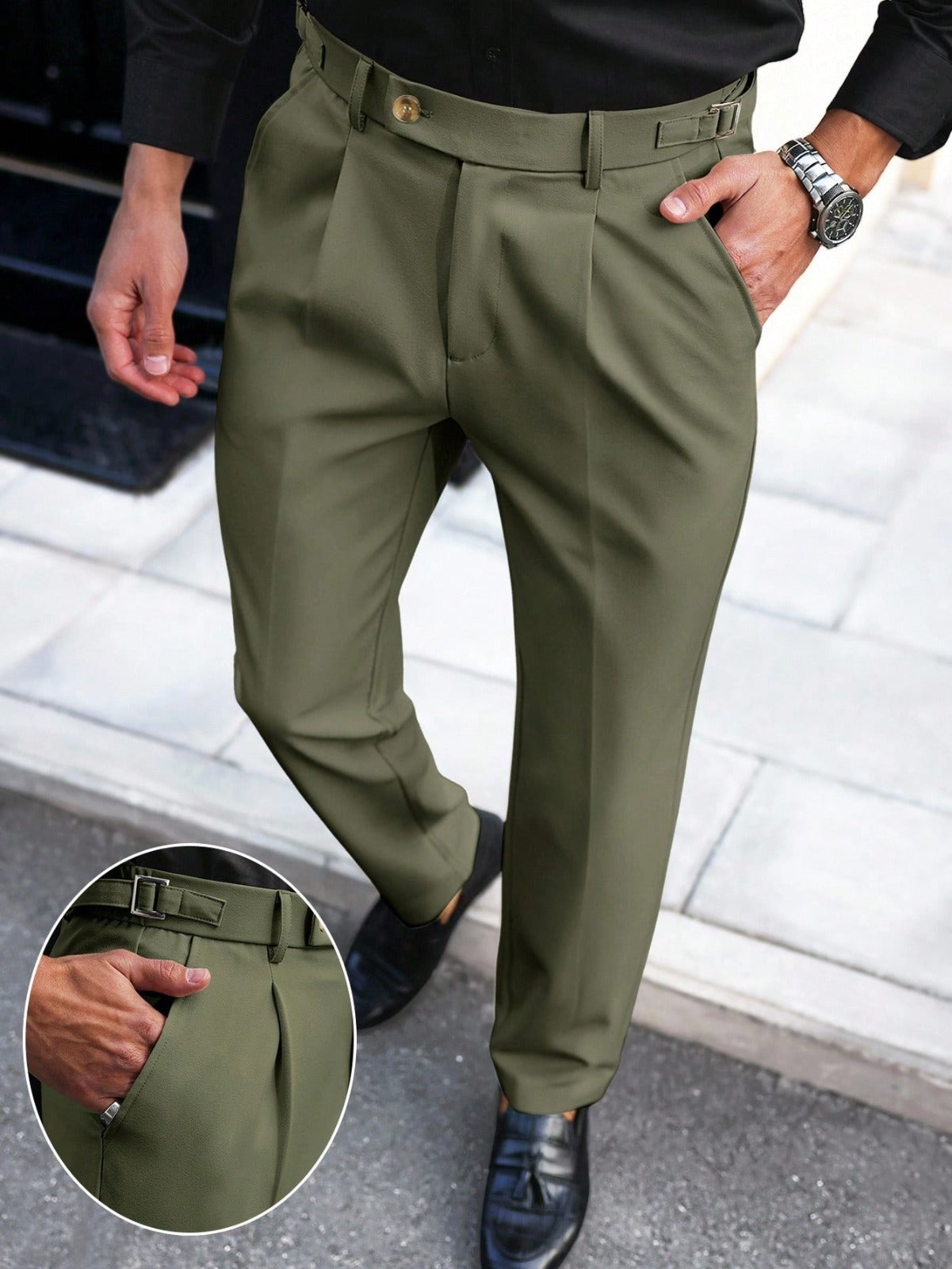 Calça Masculina de Alfaiataria Casual Premium