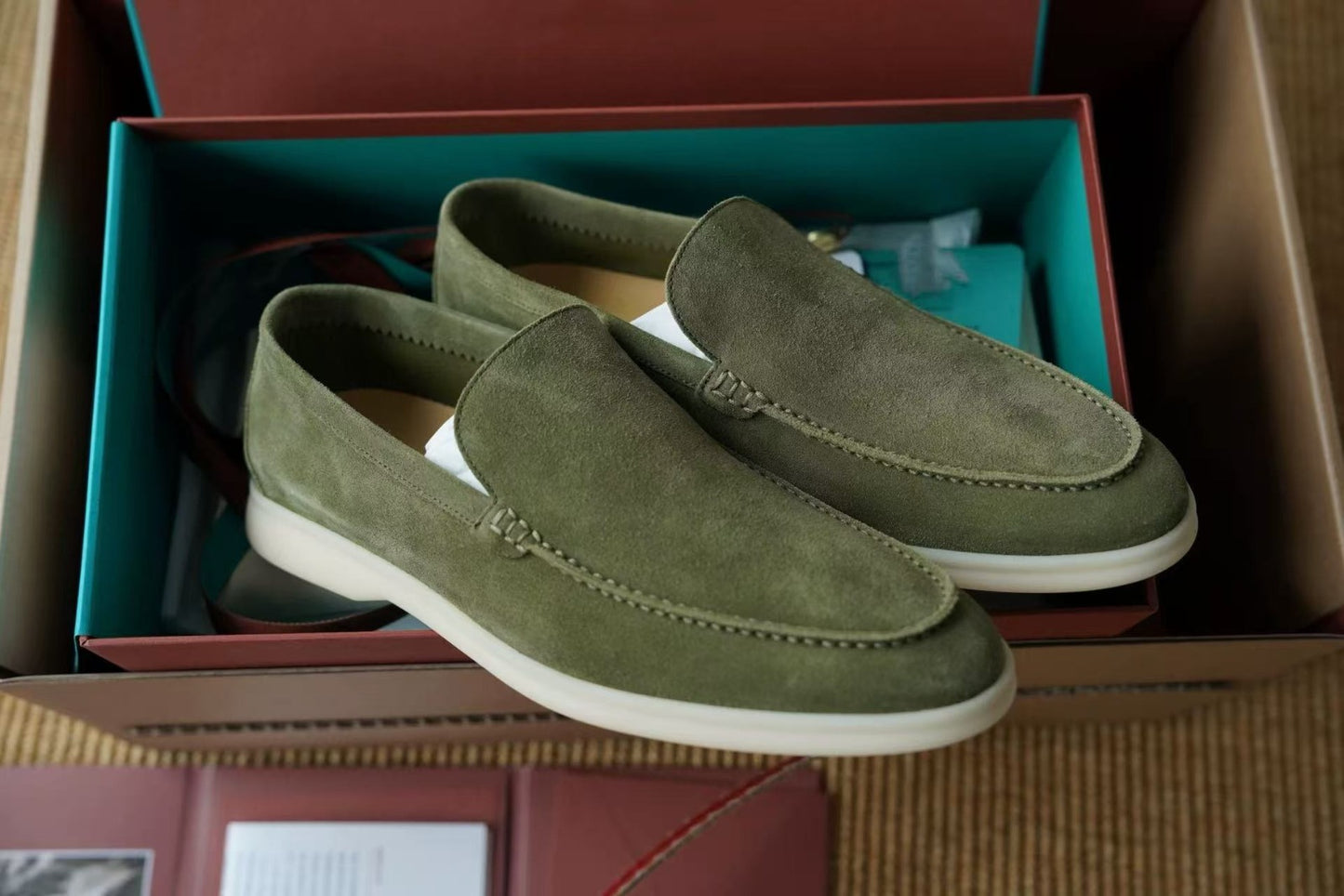 Mocassim Masculino Riviera Suede™ – Camurça Premium