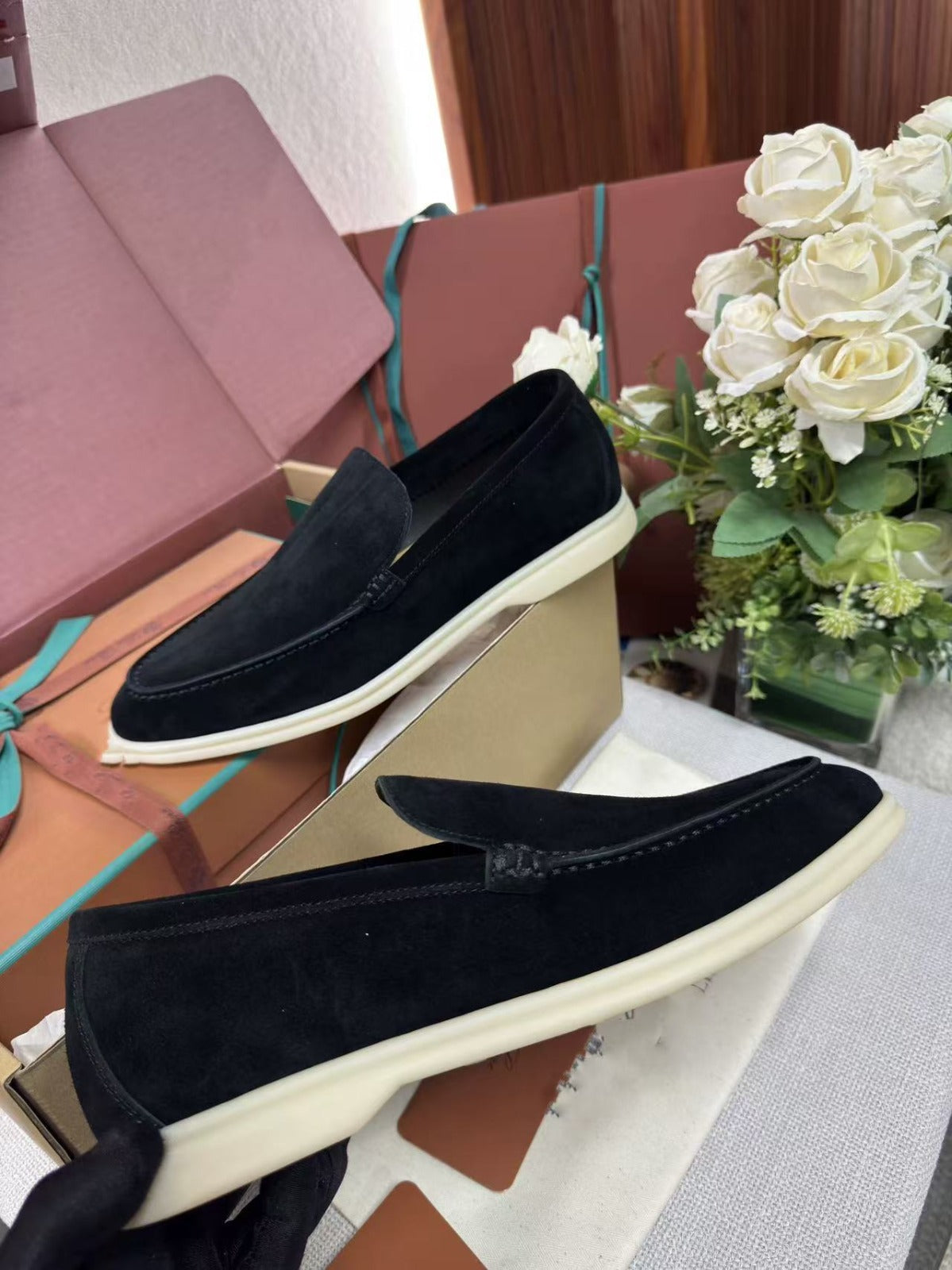 Mocassim Masculino Riviera Suede™ – Camurça Premium