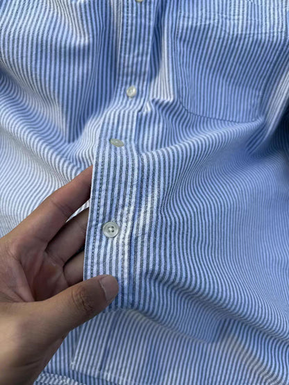 Camisa Masculina Urban Stripes™ – Casual Premium Listrada