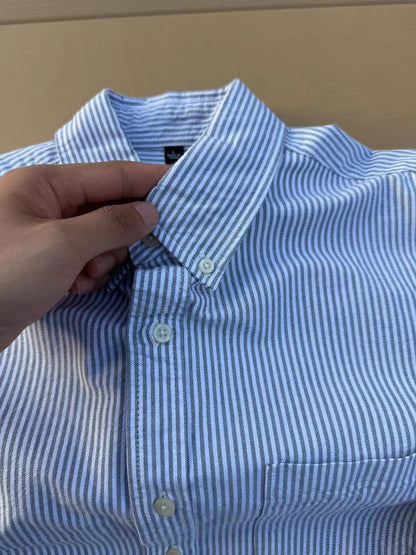 Camisa Masculina Urban Stripes™ – Casual Premium Listrada
