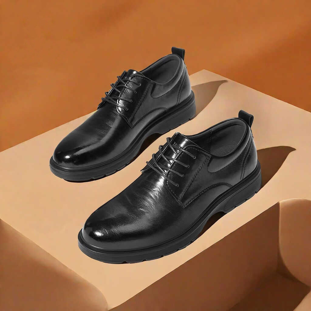 Sapato Social Masculino Executive Prime™ – Couro Premium Comfort