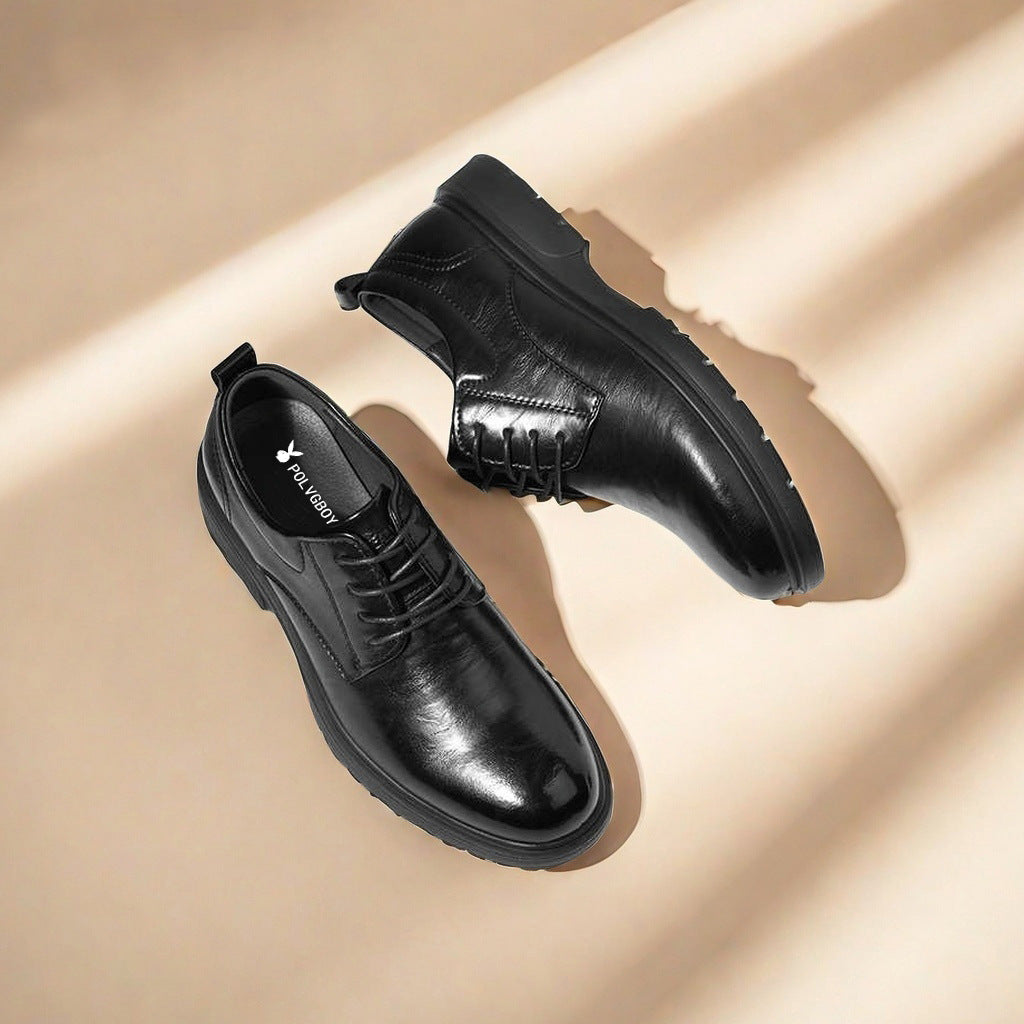 Sapato Social Masculino Executive Prime™ – Couro Premium Comfort