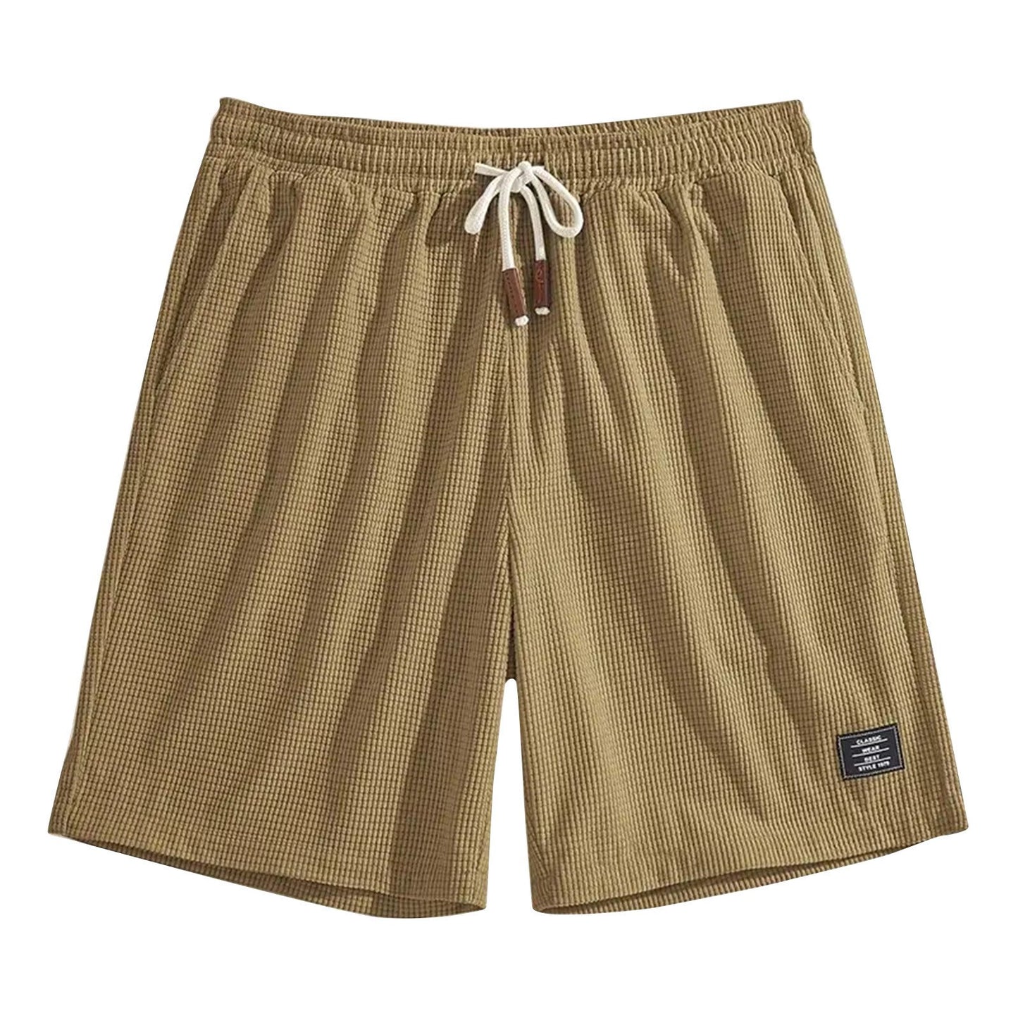 Short Masculino Waffle Breeze™ – Casual Premium com Cordão