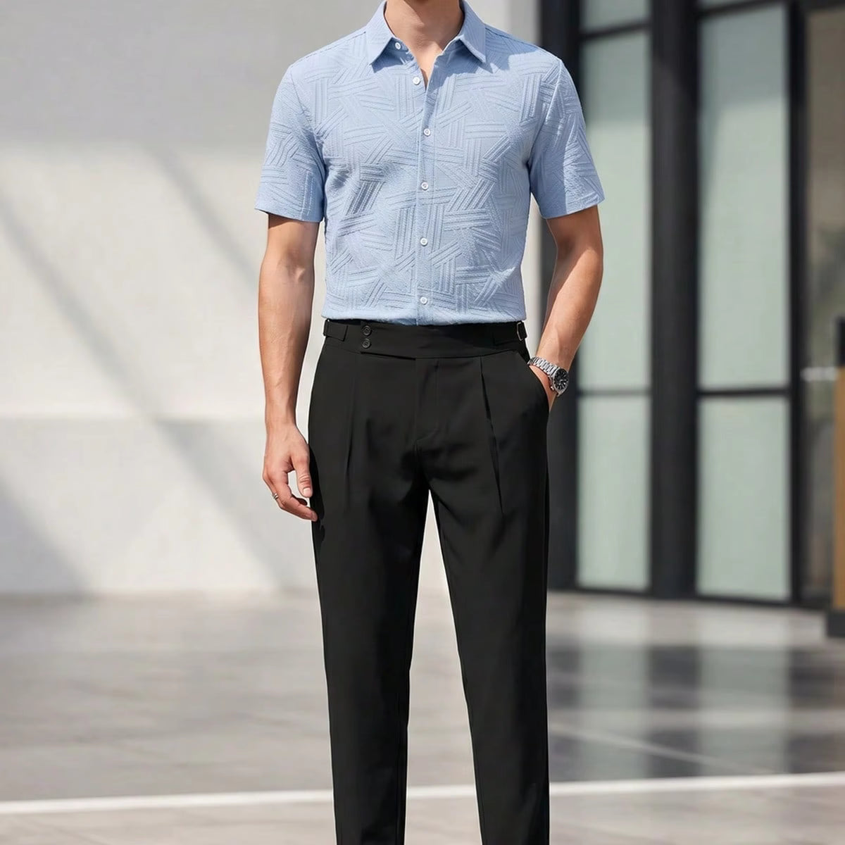 Calça Masculina de Alfaiataria Casual Premium